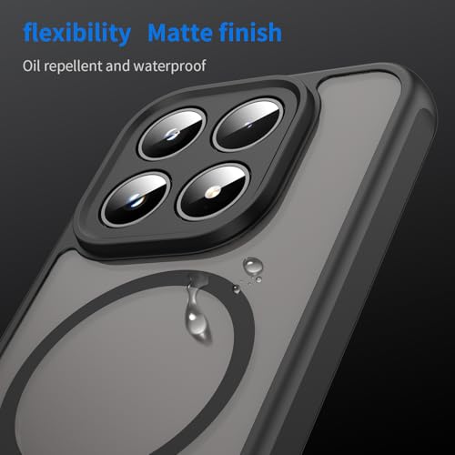 Image of Compatible with Xiaomi 17 Case Cover,Compatible with MagSafe,Anti-Fall,Compatible with Xiaomi 17 5G 25113PN0EC Cell Protective Phone Case Black