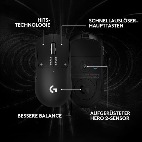 Logitech PRO X3 SUPERSTRIKE, Schwarz, 910-007878