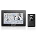 Produktbild Nasharia Wetterstation Funk mit Außensensor, Digital Thermometer-Hygrometer für Innen/außen, Wetterstation Farbdisplay mit Touchscreen, Hintergrundbeleuchtung und Uhrzeit Anzeige, Wettervorhersage