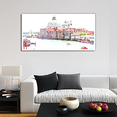 Tableau plexiglas Venise 120x60 cm pour salon