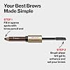 Revlon-Brow-Fantasy-Pencil-Gel-by-ColorStay-Dark-Brown Revlon Eyebrow Gel & Pencil, ColorStay Brow Fantasy 2-in-1 Eye Makeup, Longwearing with Precision Tip, 106 Dark Brown, 0.04 Oz