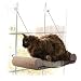 K&H Pet Products EZ Mount Scratcher Kitty Sill Tan 11" x 20" x 2"