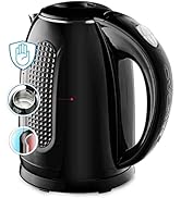 OVENTE Portable Electric Kettle Stainless Steel Instant Hot Water Boiler Heater 1.7 Liter 1100W D...