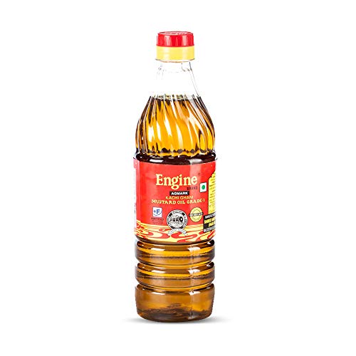Engine Brand Kachi Ghani Agmark Grade 1 Mustard Oil 500ml Bottle