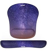 TECKNET Keyboard Wrist Rest and Mouse Pad with Wrist Support, Memory Foam Set for Computer/Laptop...