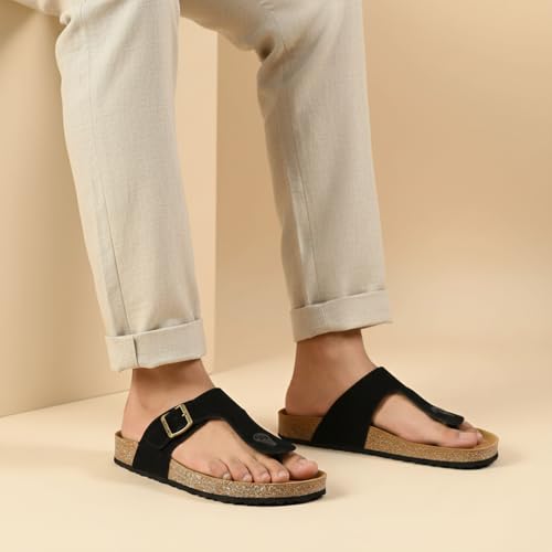 Image of WALKAROO Men's Fashion Sandals with Cushion Sole -WGE53242