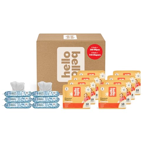 Hello Bello Mega Surprise Pack, Size 5 (27+ lbs), 144ct