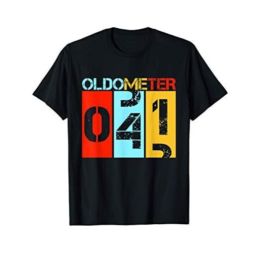 Oldometer 41º cumpleaños Leyenda desde 1978 Cumpleaños Camiseta