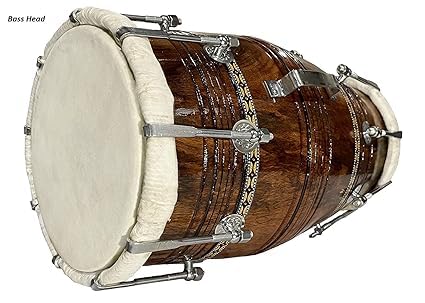 Dholak Écrous de tambour en bois pour instrument de musique folk indien Taille du boulon 45,7 cm