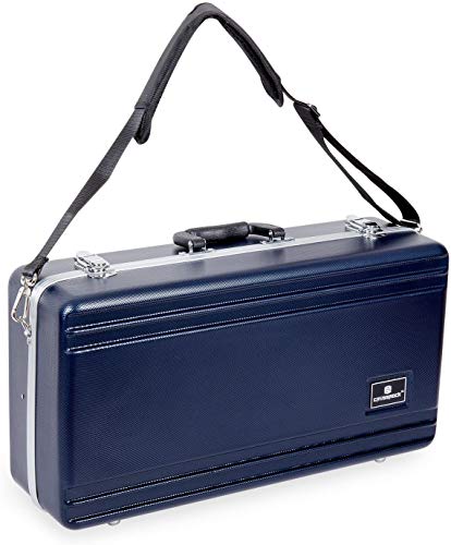 Crossrock Rectangular Blue Abs Molded Hard Shell Trumpet Case With Padded Strap (Cra861Trbl) #TOP1