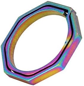 Alloy EDC Quickdraw Key Chain, Octagonal Hanging Buckle Keyring Sportinggoods Camping Tents and Accessories, Sportinggoods Camping Tents And Accessories Edc Keyring Edc Keyring