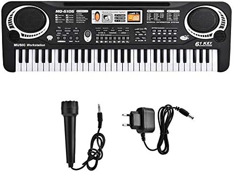 Electric Keyboard Piano, Beginner Electric Piano Mini Electric Piano Keyboard Electric Piano, 61 Key Electric Piano 61 Key Electric Piano Keyboard Electric Organ Piano, Mini Grand Piano