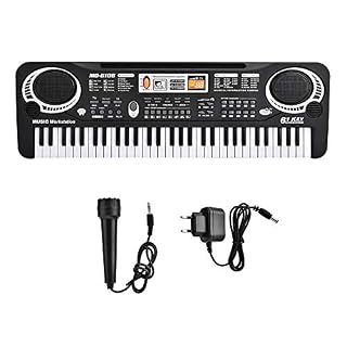 Clavier portable à 61 touches, battements et volume réglables Clavier musical électronique numérique Piano, 6 morceaux… - Les Beatles, Paul McCartney, John Lennon, RIngo Starr, George Harrison