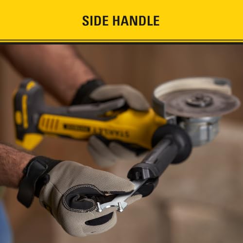 Mini amoladora angular 125mm para reformas sin cables STANLEY FATMAX V20 18V SFMCG700B-XJ 6