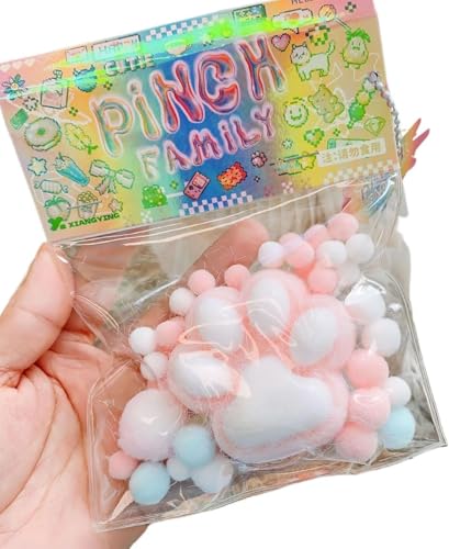 スクイーズおもちゃ 猫 肉球 可愛い 柔らかい スクイーズ 玩具 萌え 子どもおもちゃ ふわふわ 袋付き 防塵 持ち運びに便利 子供玩具 リアル 触感いい ストレス解消 暇つぶし 不安軽減 減圧グッズ 贈り物 お祭り 景品 癒しグッズ 猫グッズ プレゼント
