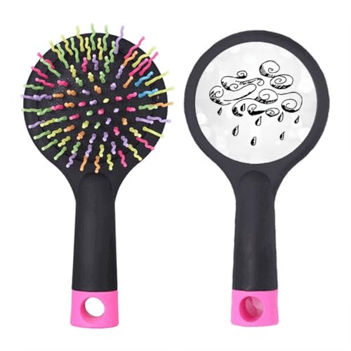 Brosse à cheveux démêlante peinte à la main Cloudy Rainy cadeau idéal