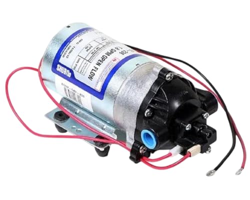 PENTAIR SHURFLO 8000-543-238 High Pressure 12V DC Diaphragm Pump, 1.8 GPM 100 PSI Automatic Demand Water Pump, Viton Valves & Santoprene Diaphragm, 3/8' NPT Female Ports for Agricultural Sprayers