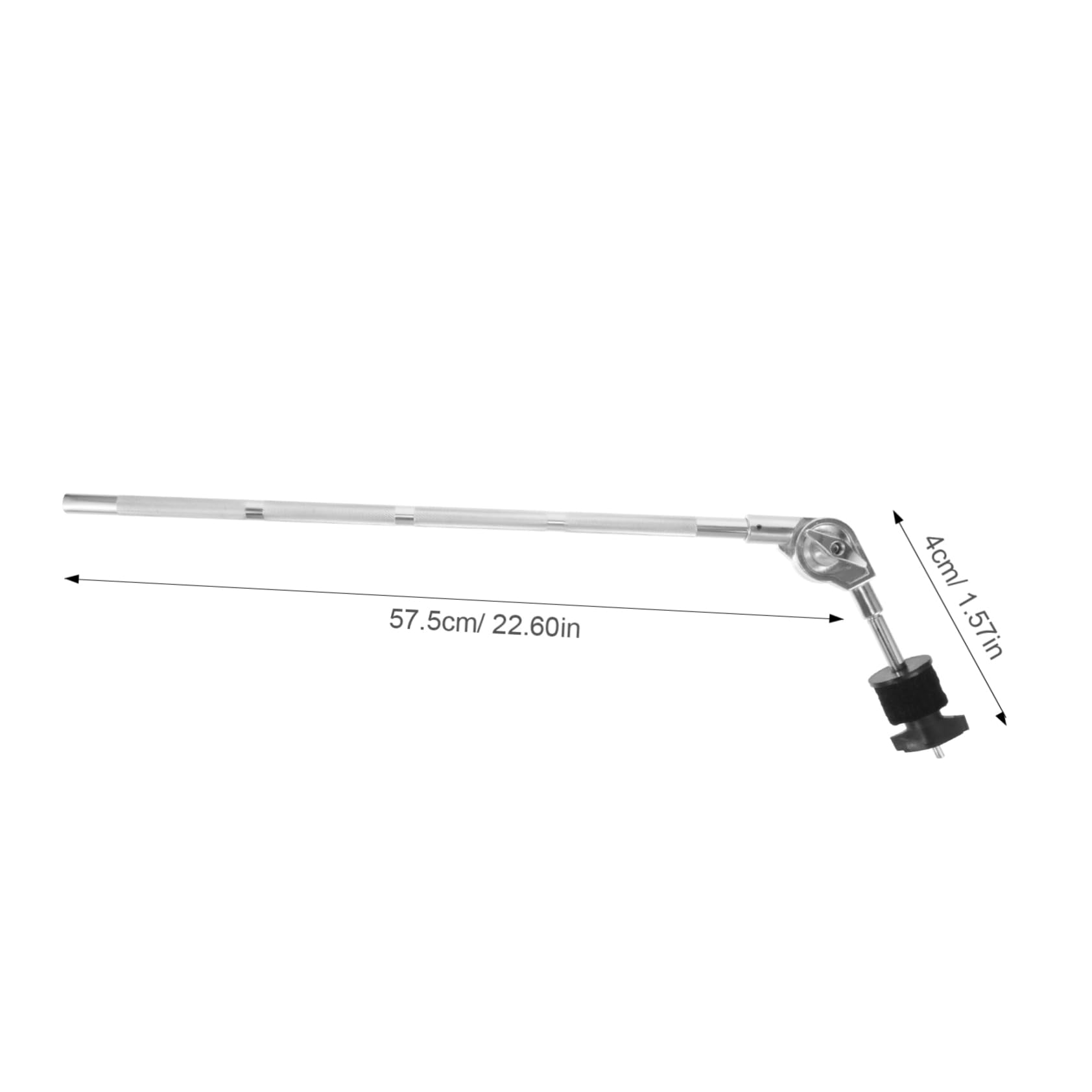 Wakauto Water Cymbal Stand Mounting Attachment Universal Cymbal Arm Boom Arm Extension for Music Instruments