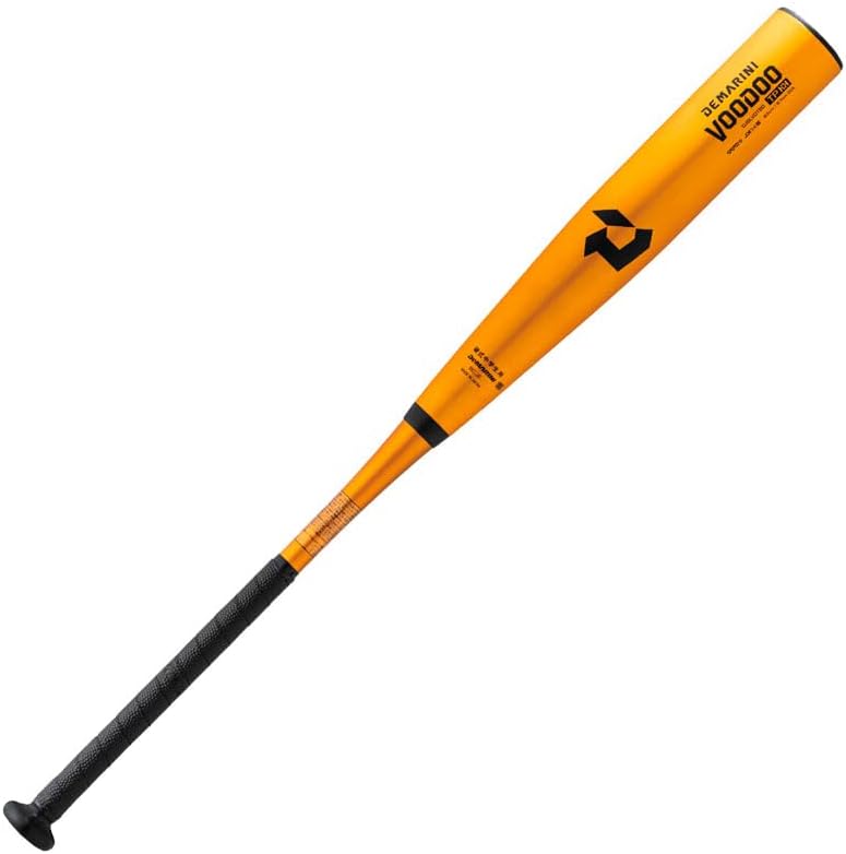 DeMARINI WBD24950108279 Baseball Bat, for Middle School Hards, Voodoo TP, H&H, for Middle School Hards, Top Balance, 32.3 inches (82 cm) / 29.1 oz (790 g), Gold
