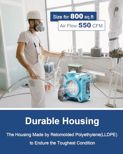 Image of ALORAIR PureAiro HEPA Pro 870 Air Scrubber with UV-C Light Sterilization