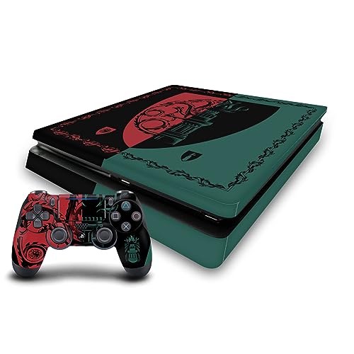 Skin PS4 Slim House of The Dragon autocollant vinyle Targaryen Hightower avec skins DualShock 4