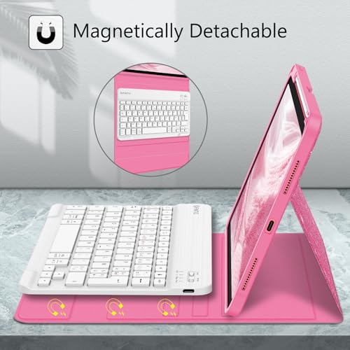 Clavier pour iPad 11 2025 AZERTY anti-rayures avec stylet
