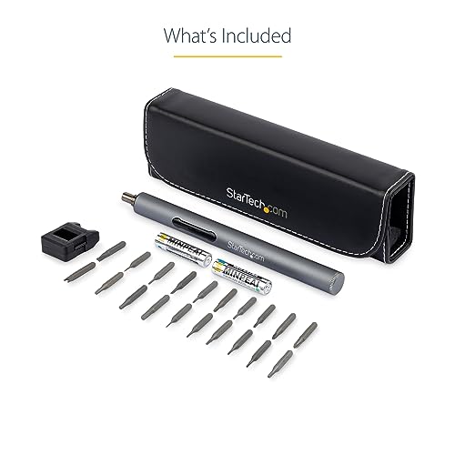Image of StarTech 20-Bit Electric Precision Screwdriver Set, TAA (CTK20PCEDRIVE)