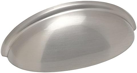 25 Pack - Cosmas 783SN Satin Nickel Cabinet Hardware Bin Cup Drawer Handle Pull - 3 Inch (76mm) Hole Centers