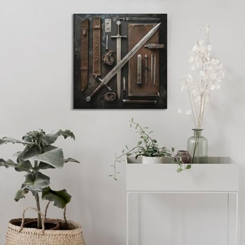 Poster militaire médiéval pour décorer un petit mur vide