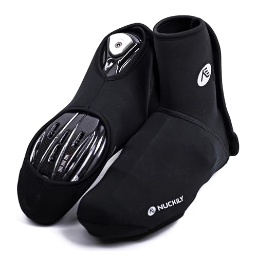 Cubrezapatos térmicos para ciclismo para clima frío, protector de dedos resistente al viento para hombres y mujeres miniatura 4