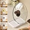 PAVSTINE Pot Lid Holder, Lid and Spoon Rest Holder for Kitchen Counter, Foldable Pan Lid Organizer Stand with Nonslip Pads, Multifunctional Utensils Pan Pot Cover Lid Rack Shelf For Stove Top, White #4