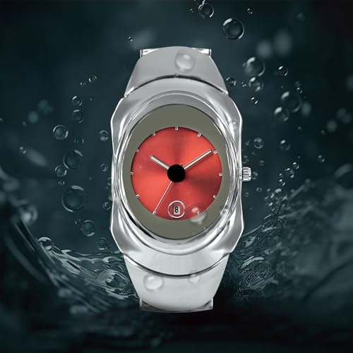 BARAMON Men's Fashion Watches Stylish Futuristic Collectible Unique Male Wristwatch Analog Quartz Clock Date Waterproof Watch for Men
