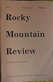 Rocky Mountain Review of Language and Literature (36:2)