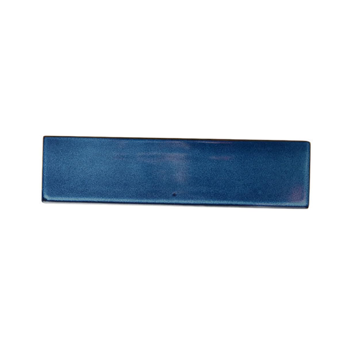 NUOBESTY Assiette à Sushis Style Japonerie, Plateau de Service en Céramique Bleue Rectangulaire Design Élégant et Fonctionnel pour Restaurant et Maison