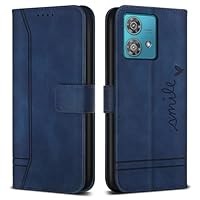 Custodia Portafoglio In Pelle Per Motorola Edge 40 | Cover Con Scomparti Carte E Supporto Pieghevole