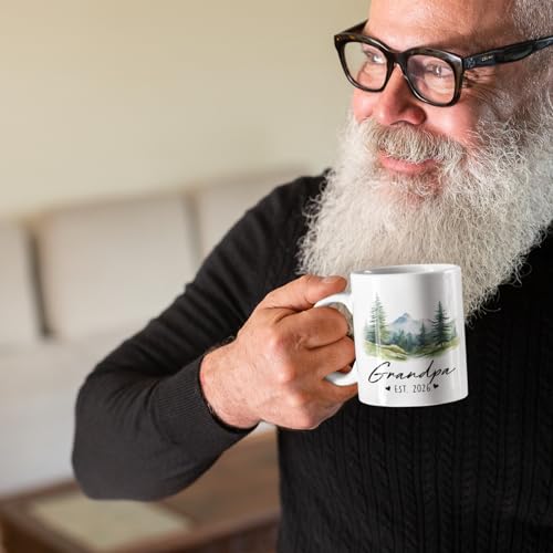 Set de 2 Mugs Cerámica Promoted to Grandparent 2026 miniatura 5