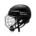 Bauer Re-Akt 55 Hockey Helmet Combo with Facemask, Senior (Black, Small)