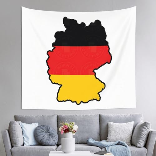 Drapeau allemand tapisserie de chambre JEJEA grand tissu mural decoration 152 x 130 cm
