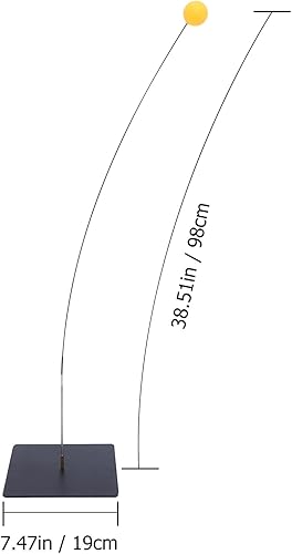 Miniatura 5 de GALPADA Juego de entrenamiento de tenis de mesa para niños y niñas, dispositivo de entrenamiento de tenis elástico resistente