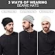 HAMUNI Slouchy Beanie Mütze Damen, Bequeme Baumwolle Mütze Herren, Doppellagige Weiche Winddichte Dünne Mütze, Klassische Modische Beanie Mütze Perfekt für den Alltag und Übergangszeiten (Weiß)