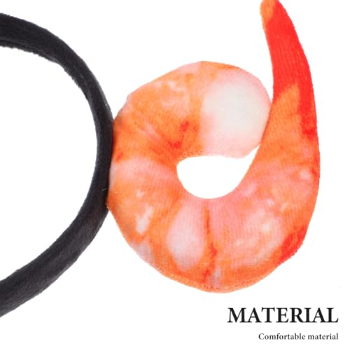 Serre-tête crevette orange confortable accessoires cheveux