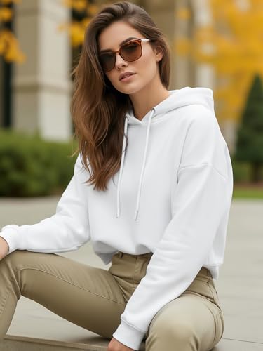 Image of Bewakoof Women's Solid Oversized Fit Full Sleeve Hooded Polycotton Hoodies