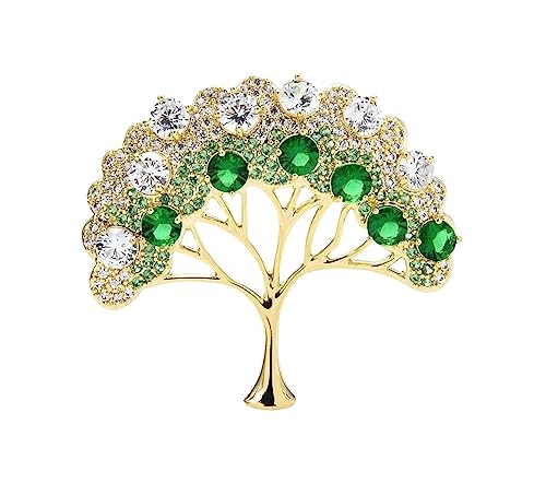 Broche arbre élégante pour sublimer vos tenues de soirée et sublimer un manteau classique