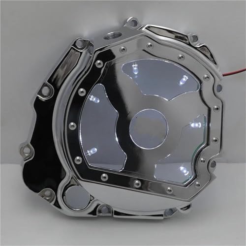 Cache d'embrayage LED étanche et transparent pour carter moteur de Suzuki GSXR 750 00-05