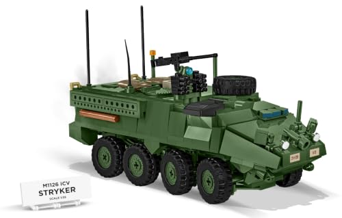 COBI 2635 Stryker M1126 ICV, Échelle 1:35, 661 pièces, Transport blindé