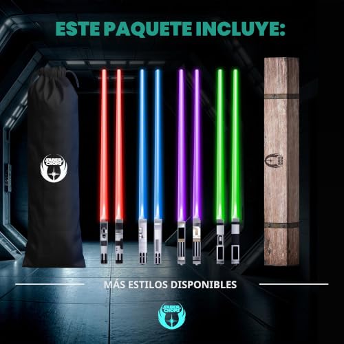 Palillos de sable de luz LED para solucionar cenas aburridas 3