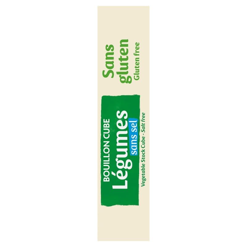 JARDIN BIO Bouillon Cubes Légumes Bio, Sans Sel Ajouté - 80g, Idéal Pour Une Alimentation Saine et Naturelle, Parfait pour Toutes Vos Recettes Culinaires. - Lot De 4 - Vendu Par Lot