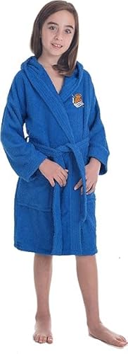 ASDITEX Albornoz infantil Real Sociedad TALLA 10/12