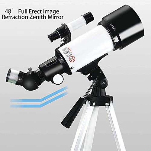 Telescopio refractor astronómico 70mm con trípode ajustable miniatura 4