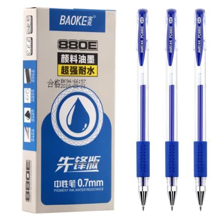 Bolígrafos Gel BaoKe Rollerball 0.7mm Caja 24 Un. miniatura 2